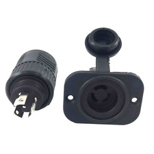 Marinco 12VCP Trolling Motor Plug Receptacle Set 12/24/36V for Minn Kota MKR-18 picture