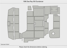 1996 Sea Ray 500 Sundancer DuraEVA Boat flooring picture