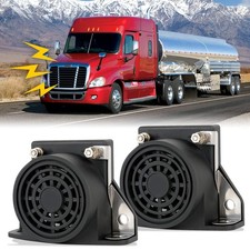 2x Universal Backup Warning Alarm 110dB Beeper -Construction Truck Heavy Vehicle picture