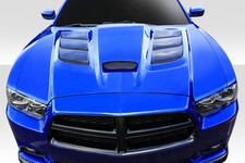 For 2011-2014 Charger Duraflex Viper Look Hood - 1 Piece picture