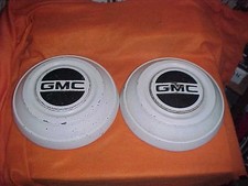 GMC (2) 1967-68 Dog Dish Bowl Hubcaps 10.5
