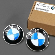B-M-W Hood Trunk Roundel 95mm 82mm 78mm 74mm Plus Grommet Emblem Badge USA picture