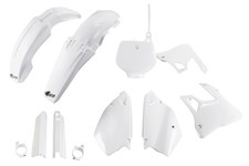 UFO White Plastic Kit fits Yamaha: YZ125 (1996-1999), YZ250 (1996-1999) picture
