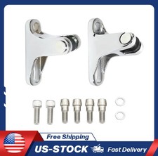 Chrome Stainless Passenger Footboard Bracket For Harley Touring 1993-2025 picture