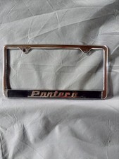 detomaso pantera vintage classic license plate frame picture
