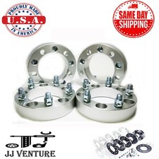 4PC 5X5.5 (139.7MM) TO 5X5.5 WHEEL SPACER ADAPTERS 1/2-20 STUDS  1.25