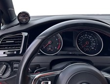 52mm Defroster Boost Gauge Pod Straight - for 2013+ Volkswagen VW MK7 & 7.5 Golf picture