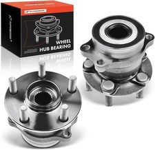 A-Premium 2 Rear Wheel Bearings and Hub Assembly w/ 5 Tabs for Impreza 2012-2021 picture