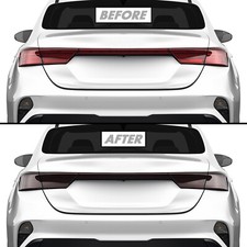 FOR 2022-2024 Kia Forte Tail Light SMOKE Precut Vinyl Tint Overlays picture