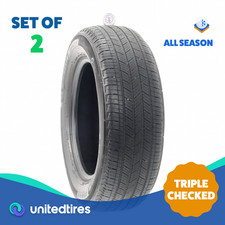 Set of (2) Used 225/65R17 Michelin Primacy A/S 102H - 6.5/32 picture
