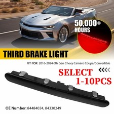 Smoked Lens 1-10X Third Brake Lamp Red For Chevrolet Camaro 2016-24 LED 84330249 picture
