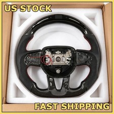 LED Carbon Fiber Steering Wheel For Dodge Charger Durango SRT 2015~23 picture