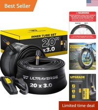 20x4.0, 24x4.0, 26x4.0, 20x3.0, 26x3.0 Inner Tube Set with Schrader Valve-Ide... picture