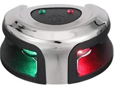 Attwood NV1002SS-1 LED Oval Bow Sidelight Bi-Color Stainless Steel 2NM picture