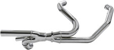 Bassani Xhaust 1F14A 2x2 Chrome Headpipes 1-3/4 Harley Road King FLHR FLHRC picture