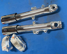 Harley BREMBO CALIPERS Fork sliders chrome Glide FLHX Touring 2014-2023 outright picture