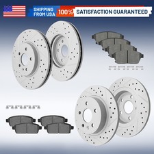 Front Rear Brake Rotors And Ceramic Pads for 2013-2017 Chevy Trax Buick Encore picture