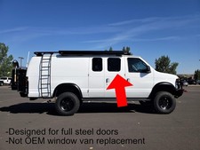 CRL FW241 All Glass 60% Fixed Window 1992+ Ford Econoline Van Cargo Door NOS picture