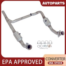 2pcs Left & Right Catalytic Converter Fit Ford F-150 2004 2005 2006-2008 V8 4.6L picture