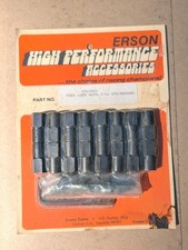 Erson E9120121 Vintage USA Posi Lock Nuts 7/16 STD Rocker Set of 16 V8 V-8 NOS picture
