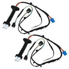 X AUTOHAUX 2pcs Rear Door Harness with Connectors for Dodge RAM 1500...  picture