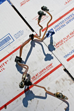 1970-71 Suzuki TC90 / 90cc OEM OIL LINES VIN#TC90-58421 picture