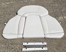 2002 Chaparral 196 SSi Boat OEM Bow Cushions w/ Filler & Hardware White picture