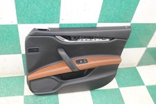 14-21 Ghibli Black Brown Front Passenger Right RH Interior Door Trim Panel OEM picture