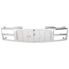 Grille For 88-99 GMC K1500 C1500 Chrome Plastic picture