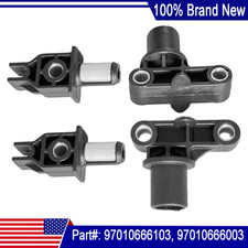 New 4Pcs Upper&Lower Radiator Mount Brackets For 2010-2016 Porsche Panamera 970 picture