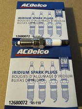 8pcs AC Delco 41-110 Iridium Spark Plugs for Chevy 4.8L 5.3L 5.7L 6.0L 6.2L 7.0L picture