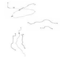 For 90-96 Ford F-150 Complete Brake Line Kit- Reg Cab / Long Bed picture