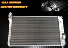 KKS STAMP TANK 3 ROW ALUMINUM RADIATOR FIT 1973-1976 74 75 CHEVY CORVETTE picture