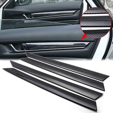 Interior Side Door Panel Strip Cover Carbon Fiber Pattern For Honda Accord 10th picture
