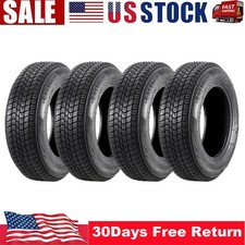 ✨4PC Trailer Tires Load Range C ST205/75D15 205 75 15 6PR Utility Trailers Tires picture