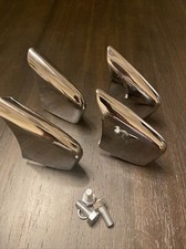 1960 Chevy Impala Bel Air Biscayne El Camino Front & Rear Bumper Guards Set 4PCS picture