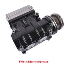 Twin-cylinder Air Brake Compressor for Paccar 1977704PRX 2020644PEX picture