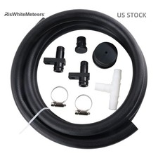 Engine Breather Hose Upgrade Kit with Resonator Cover for 6.6L 2004.5-2010 GM picture
