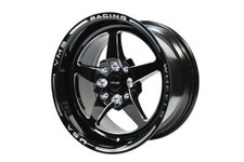2x VMS Black Milling V Star Drag Racing Wheels Rims 15x8 5x100 5x114.3 ET 0 73.1 picture