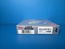 4 Pack Genuine Authentic NGK 1406 Laser Iridium Spark Plugs DILKAR7B11 Nissan picture