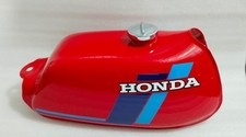 Honda ATC70 Red Painted Steel Fuel Petrol Tank 1978-1985 Model Fit picture
