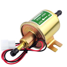 HEP-02A Inline Electric Fuel Pump Universal 12V Low Pressure Gasoline Diesel picture