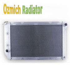 2Row Aluminum Radiator Fit 1971-73 Ford Mustang Fairlane Torino LTD Cougar V8 picture