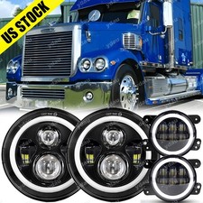 For Freightliner Century Class 2000-2011 7inch Round LED Headlight +4