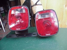 NOS Peterbilt Trucks Tail Lights Set & License Mount New with Hardware picture