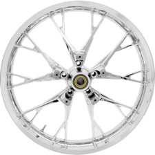 Coastal Moto® Wheel - Marlin - Front - Dual Disc/without ABS - Chrome - 21x3.5 picture