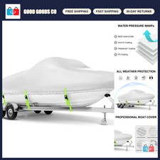 Heavy Duty Waterproof Boat Cover 22-24 ft, Durable 900D Marine Protection picture