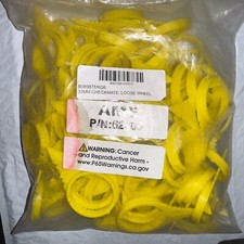 MVP 100 Pack of Fluorescent Yellow Loose Wheel Nut Check Indicator for 33mm Lugs picture