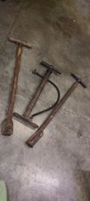 Lot of 3 Vintage Old Antique Ford? Air Tire Pump bicycle style model A? T?  picture