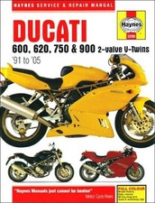 Haynes M3290 Ducati 600/750/900 V-Twins Manual picture